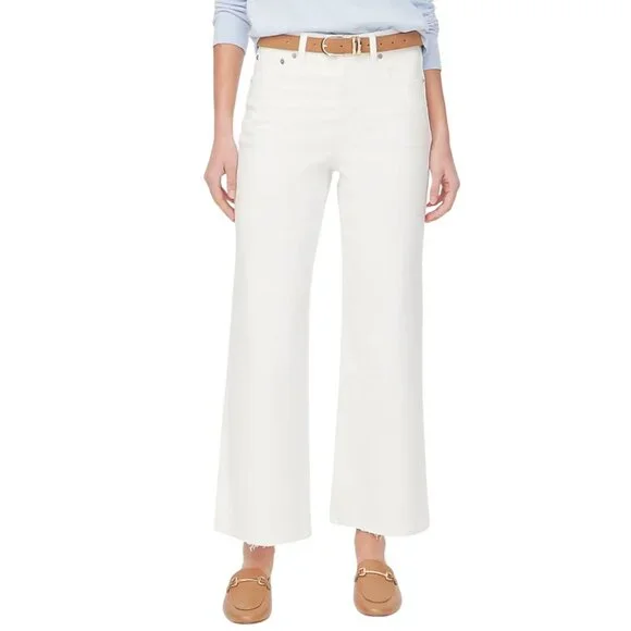 J. Crew Wide-leg crop jean in all-day stretch Size 30 - Picture 1 of 14